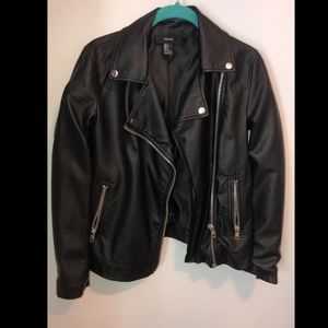 FAUX LEATHER JACKET